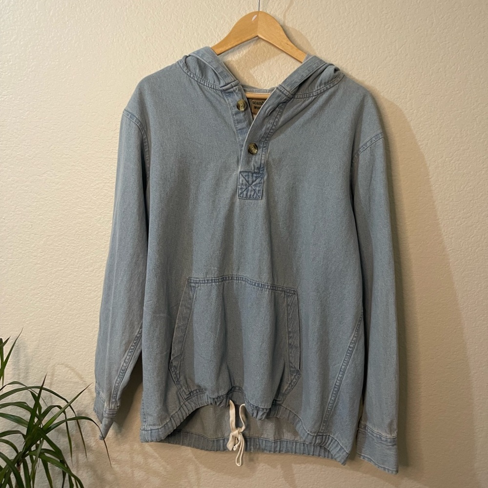 Vintage Denim Hoodie